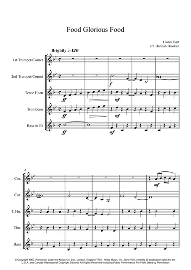 Food, Glorious Food (arr. Hannah Hawken)