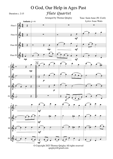 O God Our Help in Ages Past (arr. Thomas Quigley)