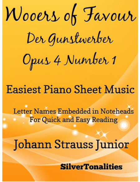 Wooers of Favour Waltz Easiest Piano Sheet Music (arr. SiilverTonalities)