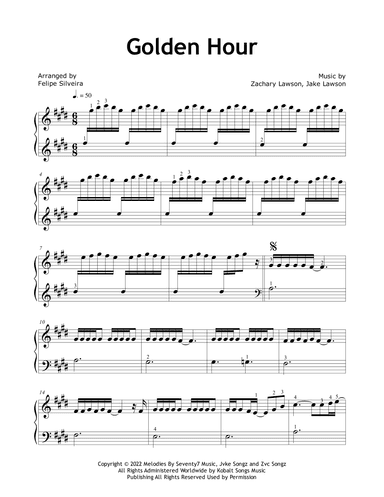 Golden Hour (arr. Felipe Silveira)