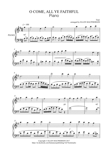 Christmas Piano Solo (arr. Ellen Macpherson)