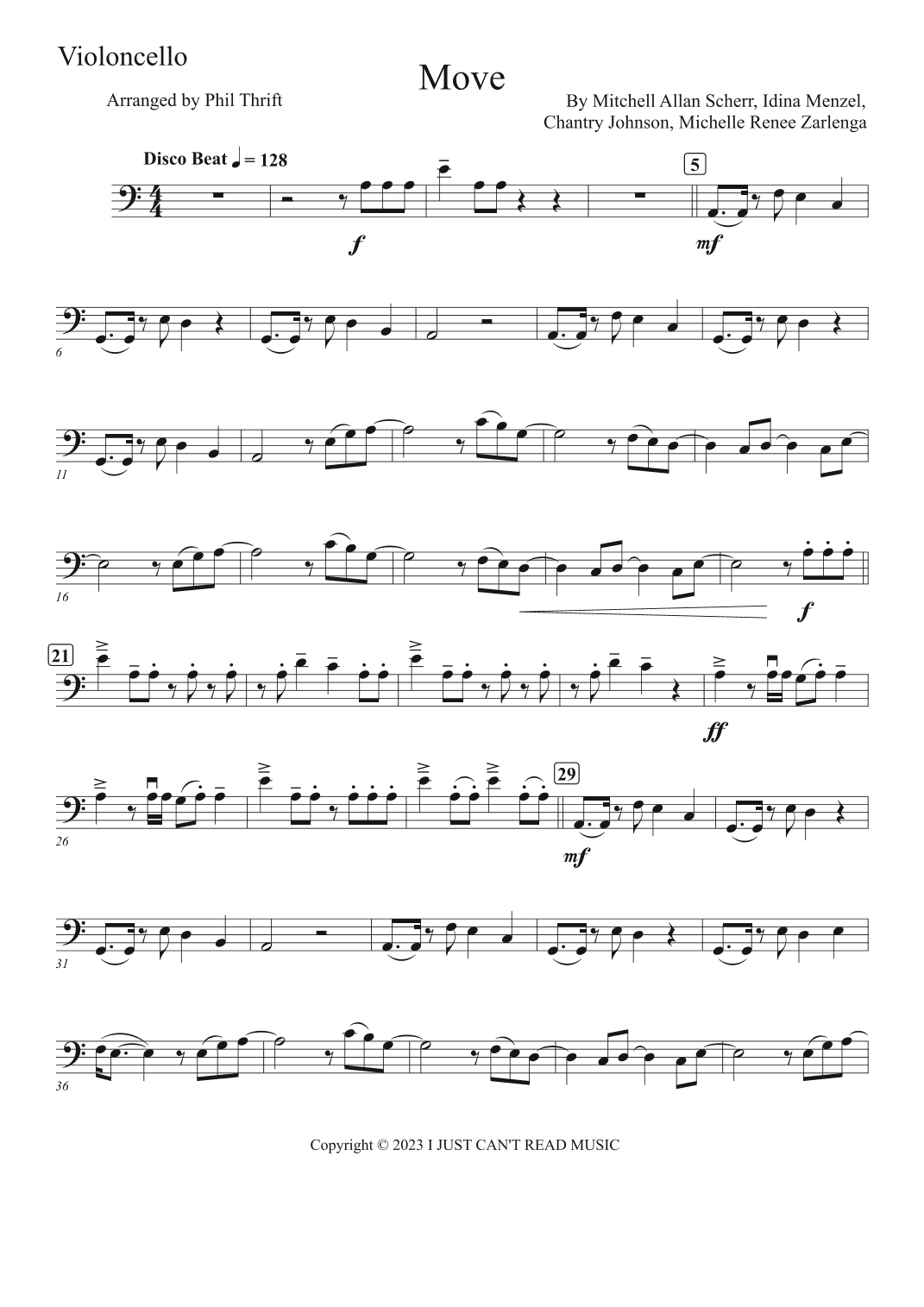 Move (arr. Phil Thrift)