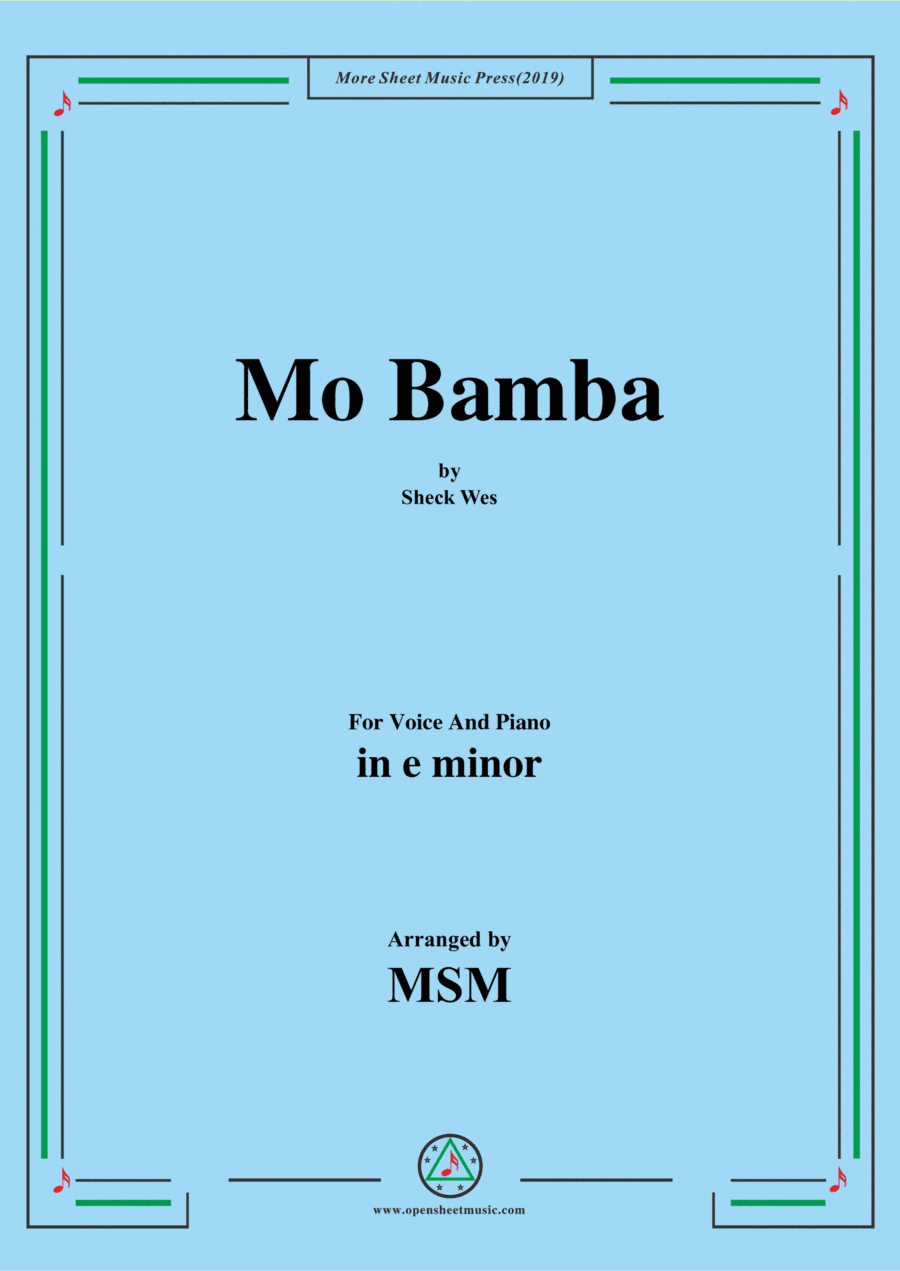 Mo Bamba (arr. Open Cloud)
