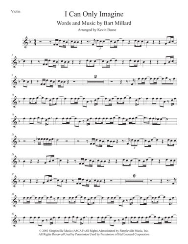 I Can Only Imagine (arr. Kevin Busse)