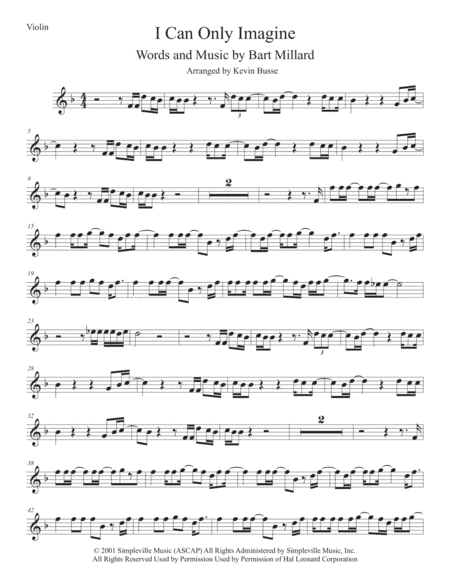 I Can Only Imagine (arr. Kevin Busse)