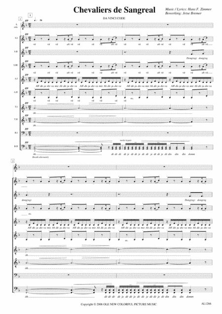 Chevalier De Sangreal (arr. Jetse Bremer)
