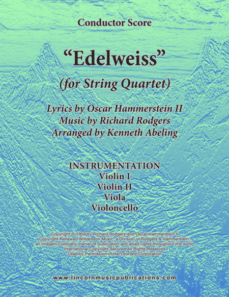 Edelweiss (arr. Kenneth Abeling)