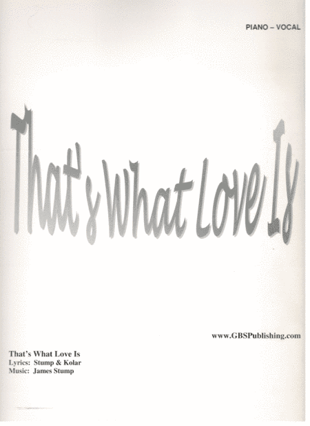 That's What Love Is