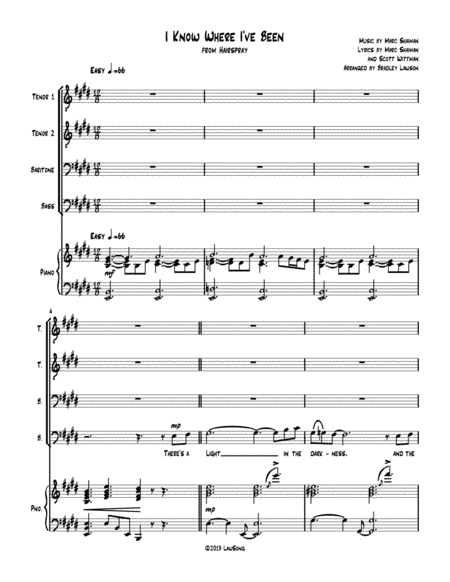I Know Where I've Been (arr. Bradley Lawson)