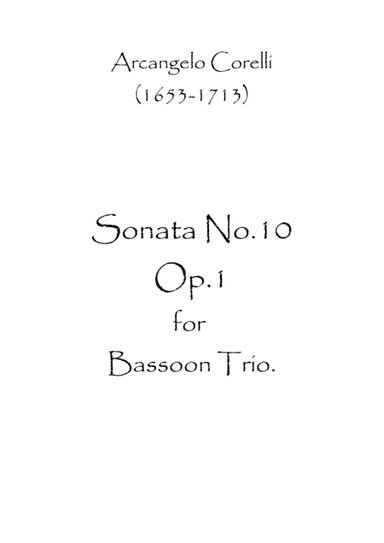 Sonata No.10 (arr. Spence Bundy)