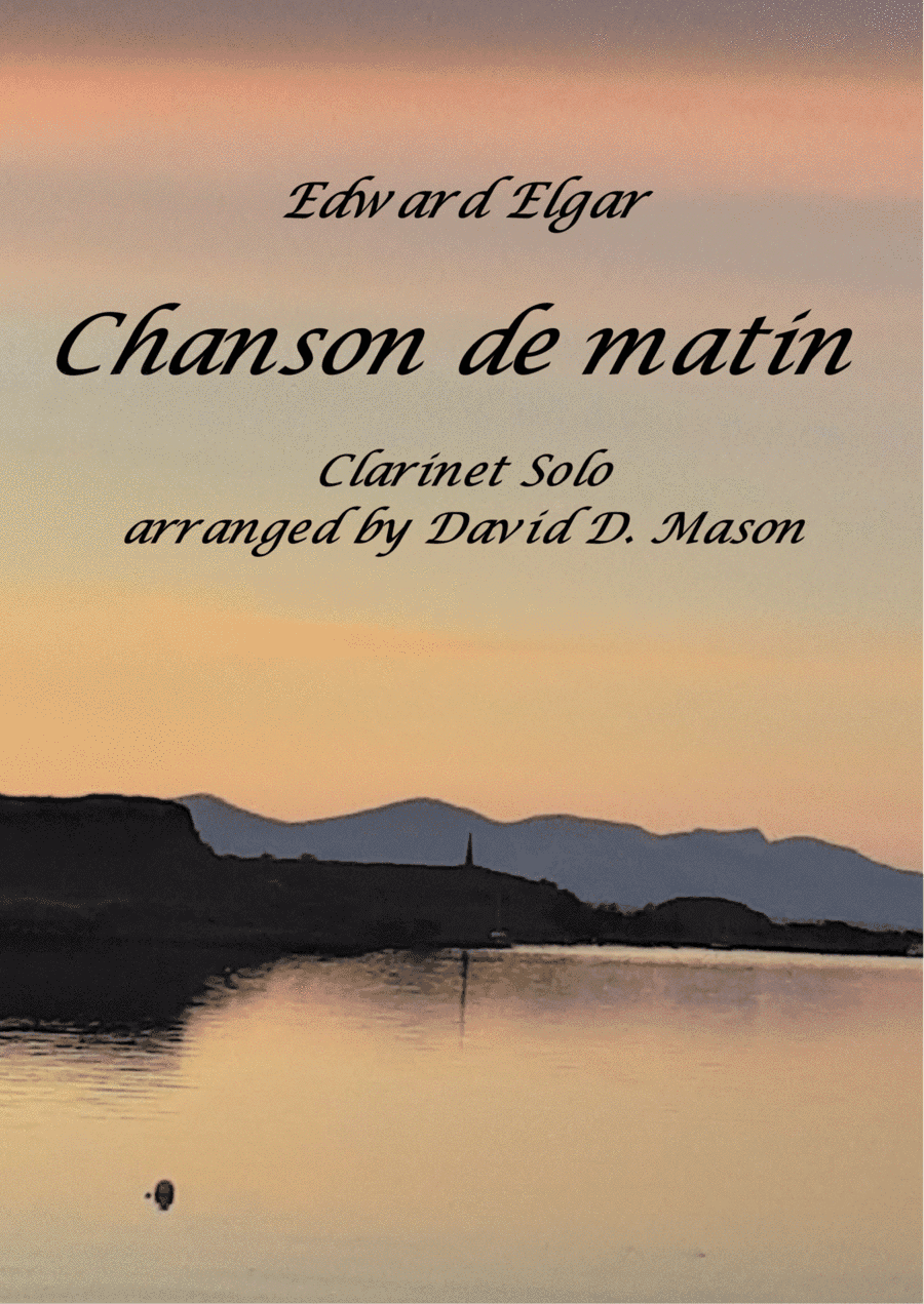 Chanson de matin, Op. 15, No.2 (arr. David D. Mason)