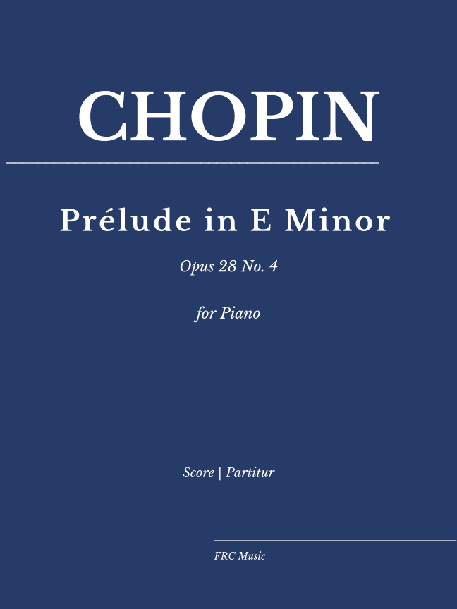 Chopin: Prélude in E Minor, Opus 28 No. 4 for Piano (as played by Martha Argerich) (arr. Flavio Regis Cunha)