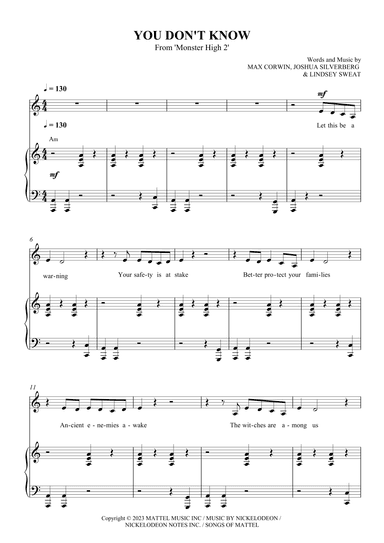 You Don't Know (arr. SCMusic)