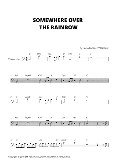 Over The Rainbow (arr. Cadenza Editions)