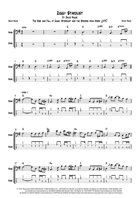 Ziggy Stardust (arr. Antony Cull)