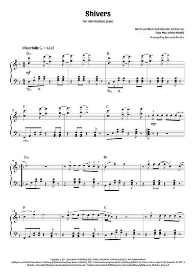 Shivers (arr. Bernardo Pereira)