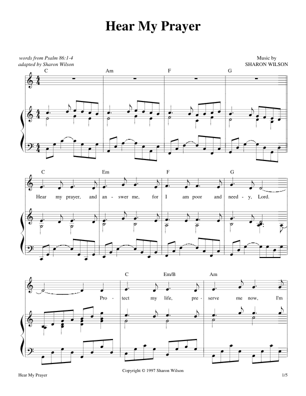 Hear My Prayer (Psalm 86)