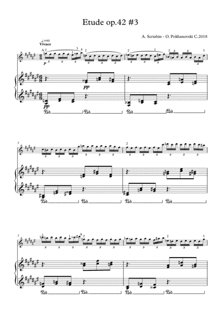 Scriabin Etude op.42 #3