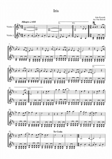 Iris (arr. Petr Bečvář)
