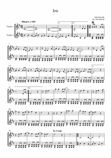 Iris (arr. Petr Bečvář)