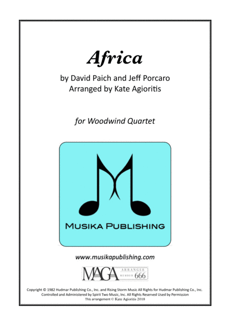 Africa (arr. Kate Agioritis)