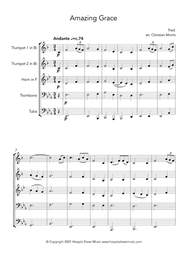 Amazing Grace (arr. Christian Morris)