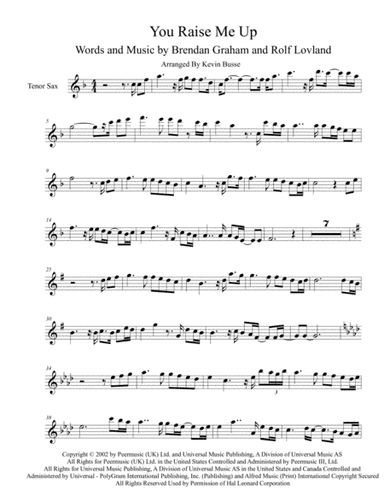 You Raise Me Up (arr. Kevin Busse)