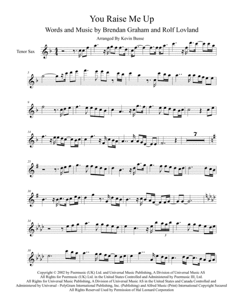 You Raise Me Up (arr. Kevin Busse)