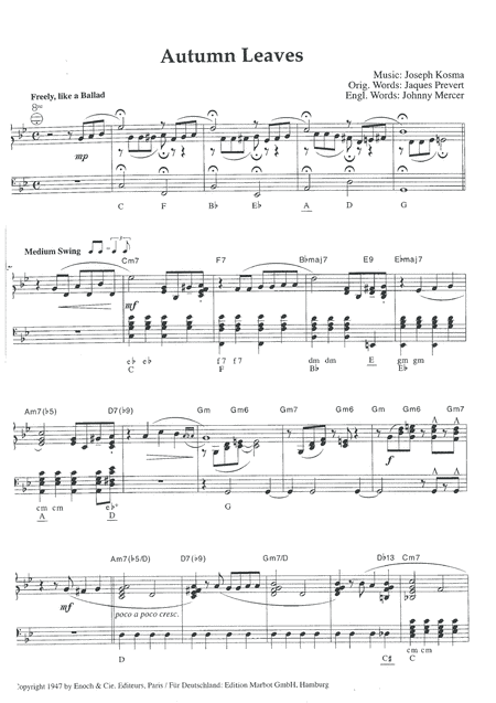 Jazz Accordion and Swing | Sheets Musics (arr. Estevao Ewald)