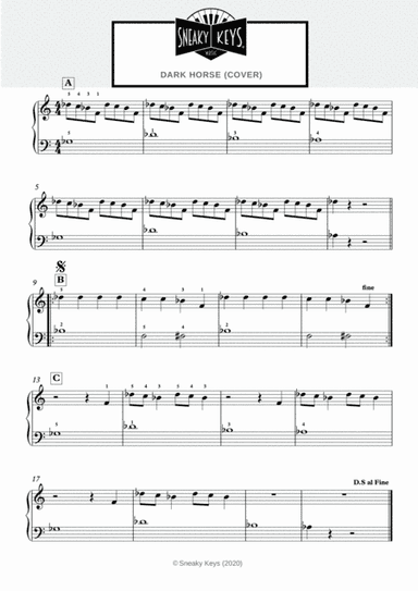 Dark Horse (arr. Phoebe Lee)