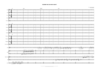 December 1963 (oh, What A Night) (arr. Sam Johnson)