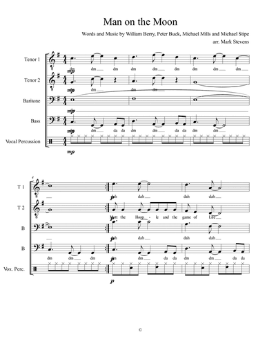 Man On The Moon (arr. Mark Stevens)