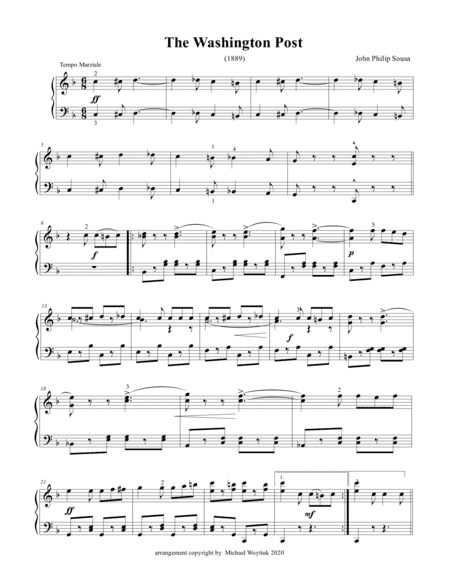 The Washington Post (arr. Michael Woytiuk)