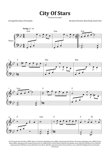 City Of Stars (arr. Glauco Fernandes)