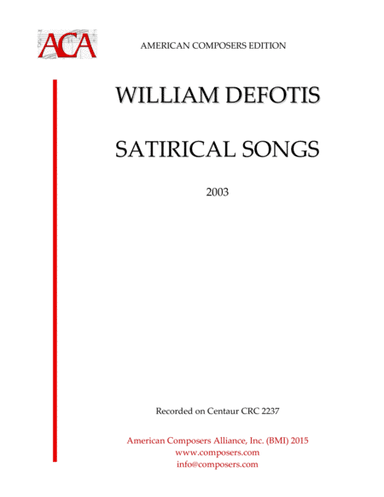 [DeFotis] Satirical Songs