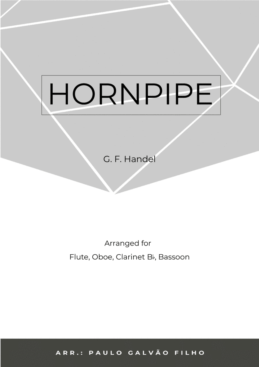 HORNPIPE - HANDEL -WIND QUARTET (arr. Paulo Galvão Filho)