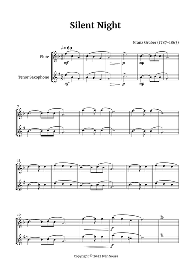 Silent Night (arr. Ivan Souza)
