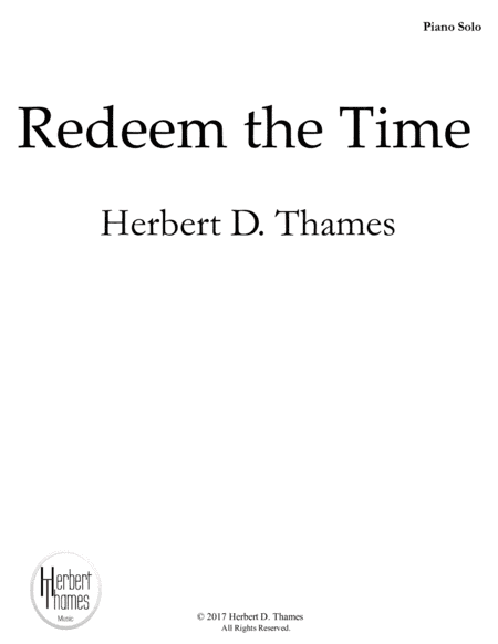 Redeem The Time