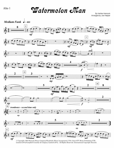 Watermelon Man (arr. Joe Hasper)