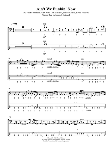 Ain't We Funkin Now (arr. Manuel Guinand)