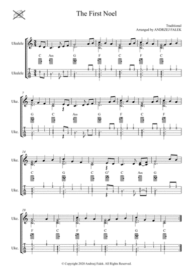 The First Noel (arr. Andrzej Falek)