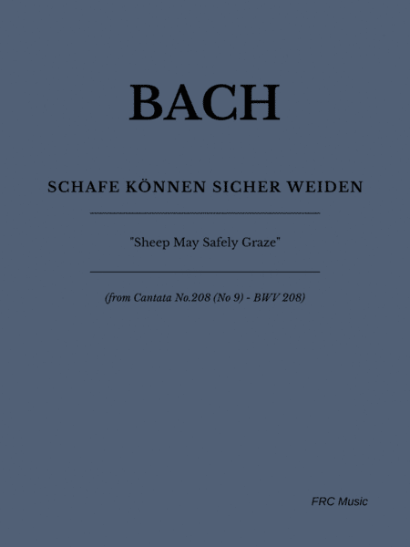 Aria: Schafe Können sicher weiden (Sheep May Safely Graze) - For Strings and Harpsichord (arr. Flávio Régis Cunha)