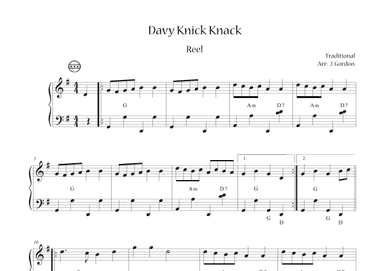 Davy Knick Knack (arr. Julia Gordon)