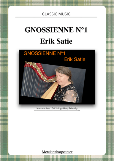 Gnossienne n°1 - Erik Satie - intermediate & 34 String Harp | McTelenn Harp Center (arr. Eve McTelenn)