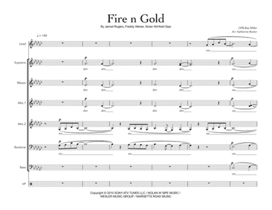 Fire N Gold (arr. Katherine Bodor)