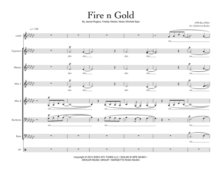 Fire N Gold (arr. Katherine Bodor)