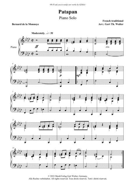 Patapan (arr. Gert Th. Walter)