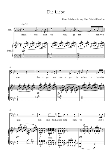Die Liebe (arr. Gabriel Eleutério)