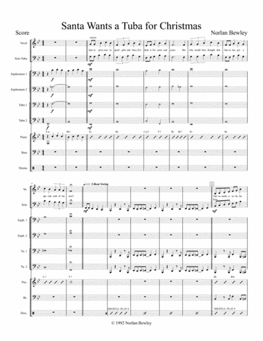 Santa Wants A Tuba For Christmas - Original Recorded Version