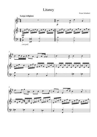 Litaney (arr. Kaiserin Rebecca)